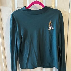 Volcom mock neck long sleeve tee